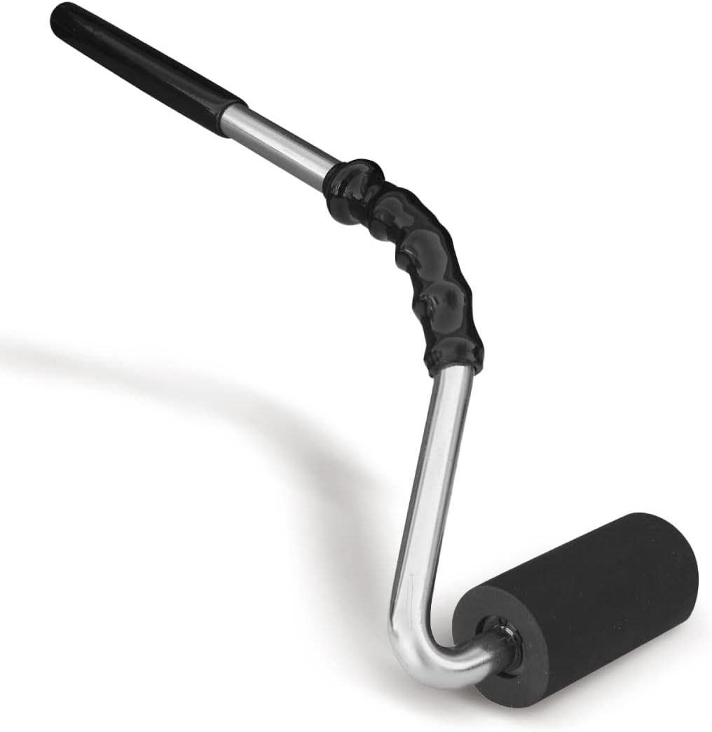 POWERTEC 14" Curved Handle J Roller, 11/2 Inch Diameter, 3 Inch Wide