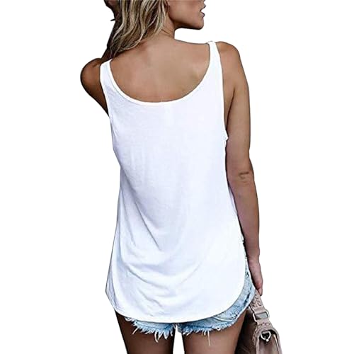 OMSJ Women Shirts Sleeveless Summer Tunic Loose Fit Tank Tops2