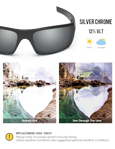 Image of BLAZERBUCK Anti-salt Polarized Replacement Lenses for Oakley Crankshaft OO9239 Sunglass