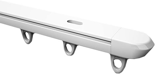 Miniatura 9 de LILANAI Barra de cortina de aluminio de 1 3 5 7 10 13 15 M de largo, riel de techo divisor de habitación, riel de cortina divisor de pared, para