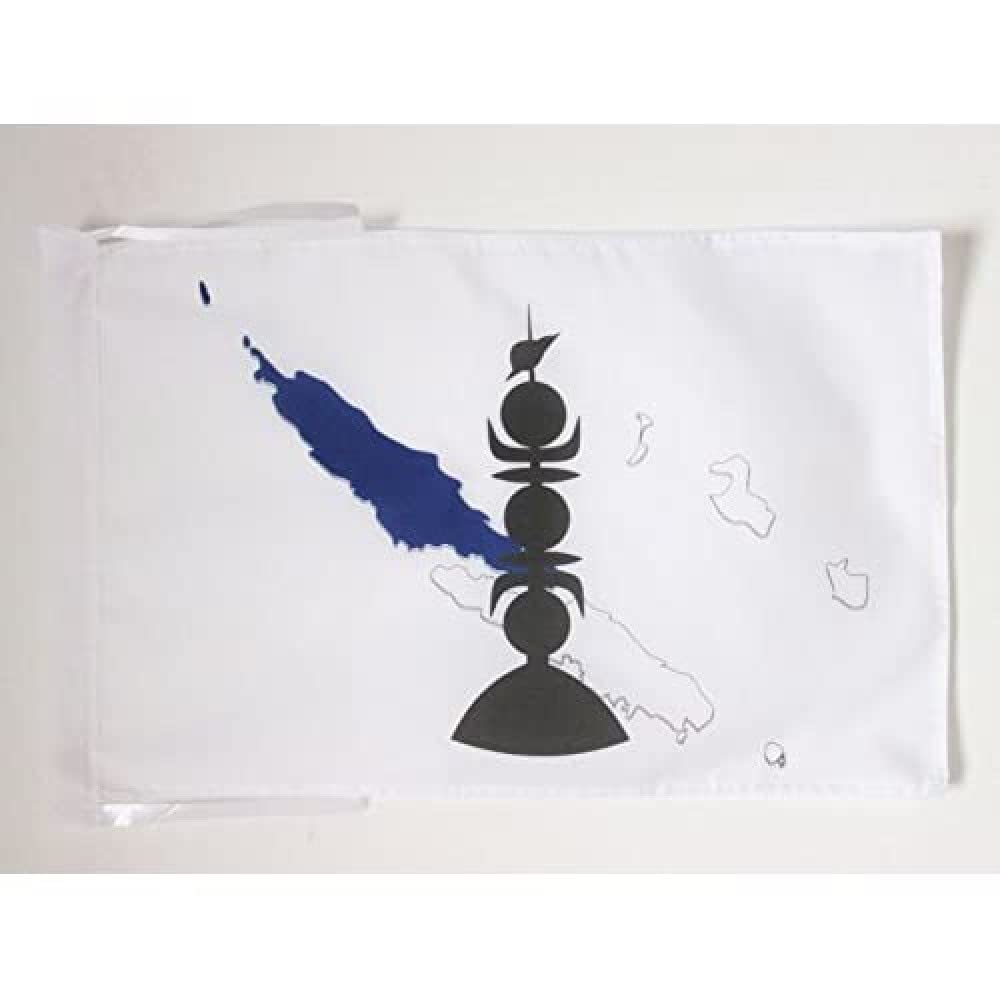 AZ FLAG - North Province of New Caledonia Flag - 18'' x 12'' - 100% Polyester New Caledonian Small Banner with Two Cords - Fade Resistant - Vivid Colors - 18x12 in - 45x30 Cm