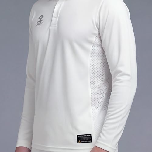 Image of SHREY Cricket Premium Polo T Shirt Long Sleeve for Men's