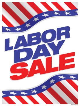P40LAB Labor Day Sign