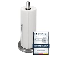 VonBueren Portarotolo da Cucina | Acciaio inossidabile | Porta rotolo da tavolo 32x15cm | per piano di lavoro