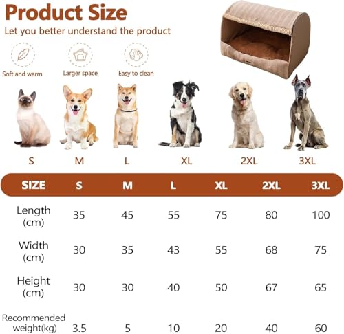 Niche pour chat et chiot | Lit pliable design de dessin animé