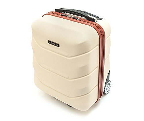 WITTCHEN kleine koffer handbagage kofferwagen afmetingen 32 x 25 x 42 cm capaciteit 25 L gewicht 2 KG ABS Wit - Image 5