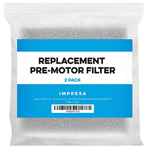 2 Pack Impresa Replacement For Pre-Motor Bissell® Pre-Motor Sponge Filter For The Hard Floor Expert Canister Vacuums - Series 1154 & 1161. #TOP5