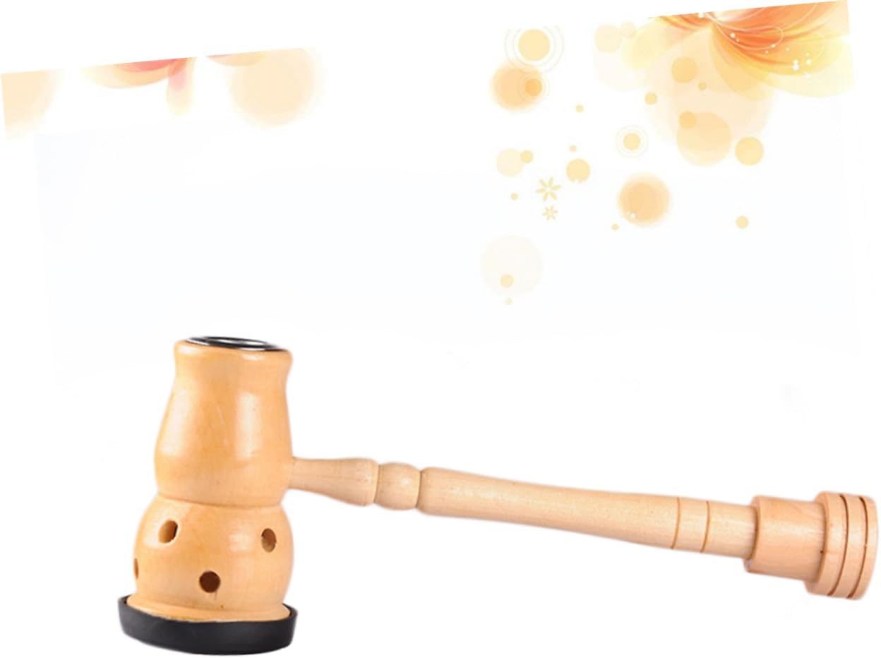 KOMBIUDA 3pcs Moxibustion Tools Set Wooden Moxa Box One Hole Handle for Moxibution Sticks Moxa Box