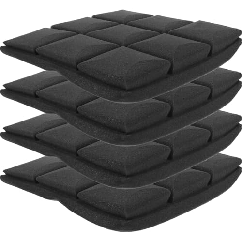 SHOWERORO 4pcs Paneles Acústicos de Espuma para Aislamiento Sonoro para Estudios de Grabación Oficinas Estudios en Casa miniatura 6