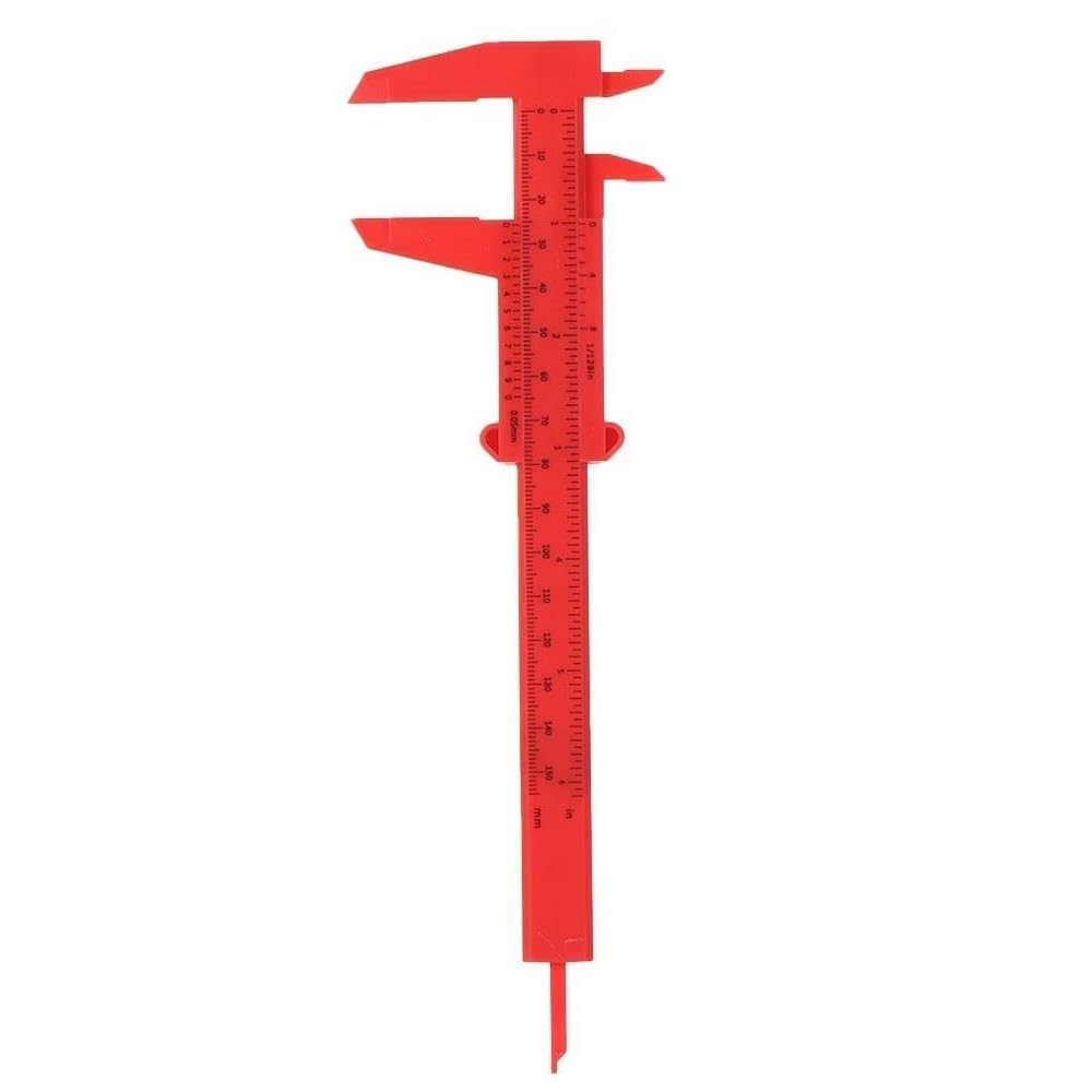 Lucky Store Plastic Vernier Caliper Tool Ruler - Precise Measuring for Everyday Use (Pack of 1 : Random color will be send)