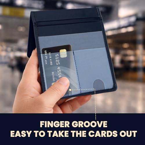 Image of Storite Car Document Holder Organizer | RC, Insurance, PUC, Driving Licence Storage Wallet | Vehicle Glove Box for Registration & Owner Manual Papers (Navy Blue)