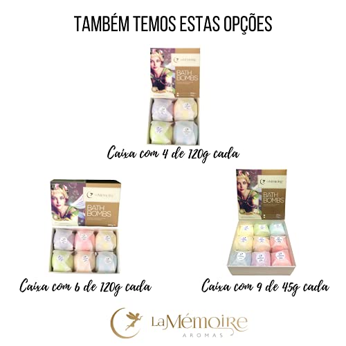 Caixa Bath Bomb com 2 - Esferas Efervescentes - Escolha do aroma após a compra