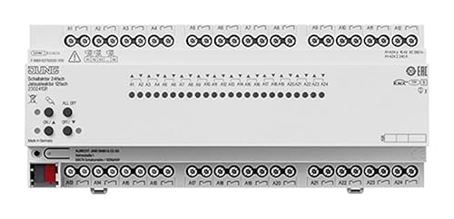 Jung 230241Sr Knx Schaltaktor, 24Fach, Knx Jalousieaktor, 12Fach