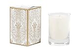 Ergo Soy Candle Pearl Collection, Hand Poured Natural Vegan Soy Wax - Luxuriously Scented Rosemary 10 Ounce Candle