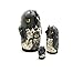 Gray Owl Russian Stacking Hand Carved Hand Painted Nesting 3 Piece Doll Set