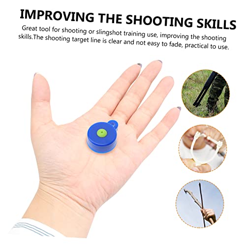 Yardenfun 10Pcs Recreation Soft Target Resuable Hanging Bottle Park For Training Iron Caps Practical Shooting Game Exercise Pressure Water Supply Cap Blast Reusable Kit Silicone Pellet #TOP2
