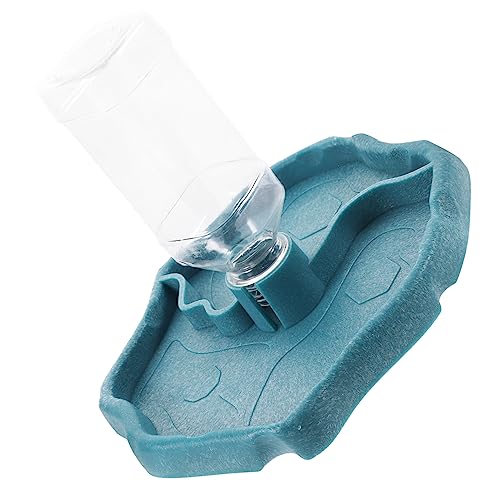 ifundom Automatic Water Dispenser for Reptiles Portable Water Bowl Food Dish for Turtles Lizards and Reptiles Easy to Clean Stable Design for Feeding and Hydration