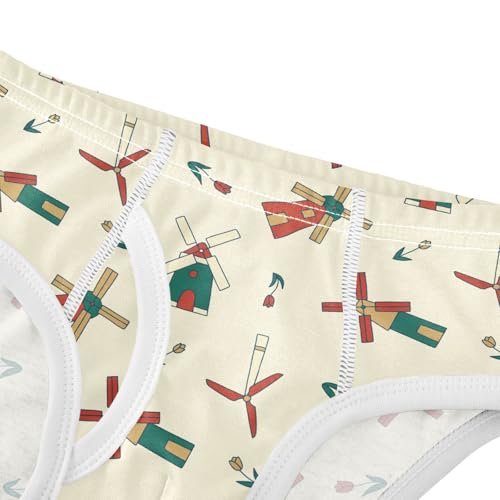 Boys' Underwear Cotton Little Boys Briefs Soft Toddler Underwear 2T-8Y4