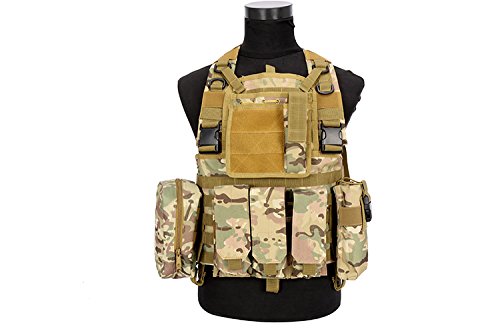 Amazon | Giyomi サバゲーチェストリグ ミリタリー Molleシステム対応