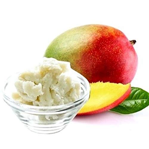 Miniatura 4 de Mantequilla de mango de 8 onzas (12 libra) natural sin refinar pura 100% cruda, hidratante, sin olor, sin hexano, grado premium para una piel suave
