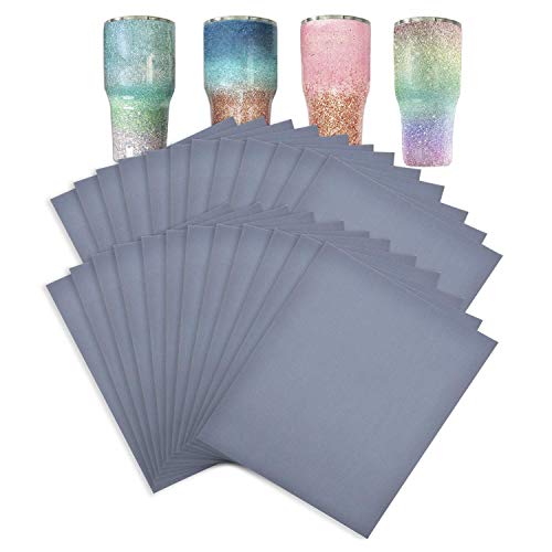 Yaromo 24 Pieces Epoxy Sanding Papers, Waterproof Epoxy Polishing Papers Superfine Epoxy Refinishing Papers for Making Glitter Tumbler Cups, Crafts Tumbler