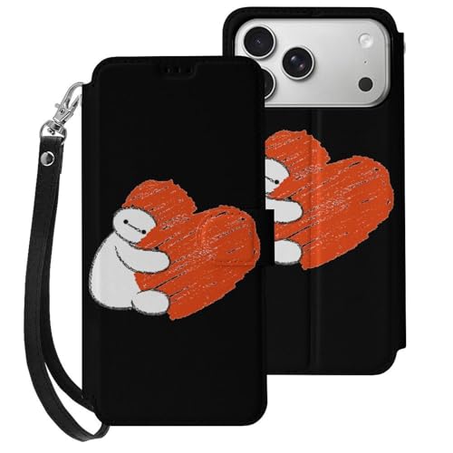 iPhone 17 Pro Max カバー ベイマックス iPhone 17 Pro Max用ケース 手帳型 IPhone17シリーズケース アイフォン17/17air/17pro/17promax兼用ケース PUレザー 財布型 カード収納 全面保護 互換