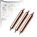 YHWD 3 Pezzi Filtro Essiccatore per Frigorifero, Filtri per La Refrigerazione in Rame, Accessori Refrigerazione 3 Mm e 6 Mm Diametro Interno Foro 18 × 111 Mm