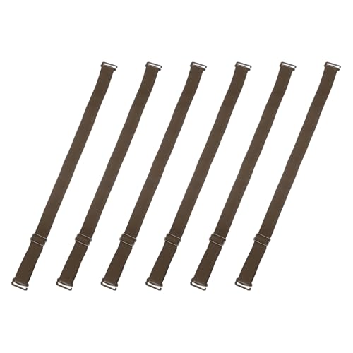 uxcell 4�� ���߉\�ȐL�k���X�g���b�v�A8.7�C���`~15.6�C���` ���߉\�ȃ\�t�@�J�o�[�o���h�A�\�t�@���N���C�j���O�J�E�`�A�R�[�q�[�p�X���b�v�J�o�[�z���_�[�X�g���b�v