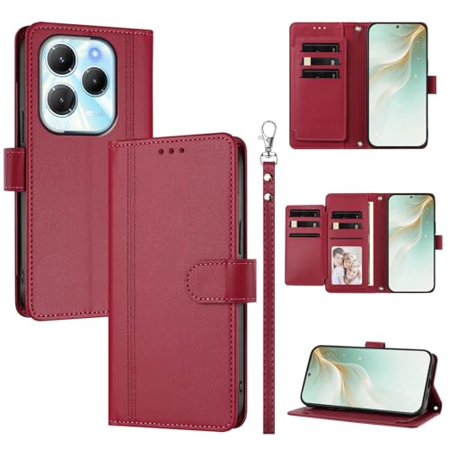 �X�}�z�P�[�X �Ή��@�� for Infinix Hot 40 4G / Hot 40 Pro 4G,�Ή��@�� for Tecno Spark 20 Pro �X�}�z�P�[�X�y�E�H���b�g�f�U�C�� �f���A���J�[�h�X���b�g �L���b�V�� �t���b�v���X�^���h �����h�~�z