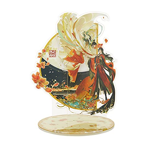 CHAODIAN 人気漫画「天官賜福」キャラクター スマホスタンド 謝怜&花城 アクリルスタンド (月下)