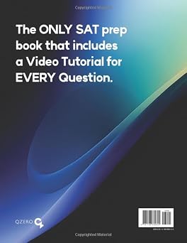 QZero DIGITAL SAT Practice Tests: Video Tutorial for Every Question