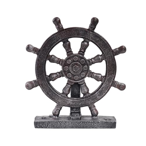 JTSTAN Ship Steering Wheel Sculpture