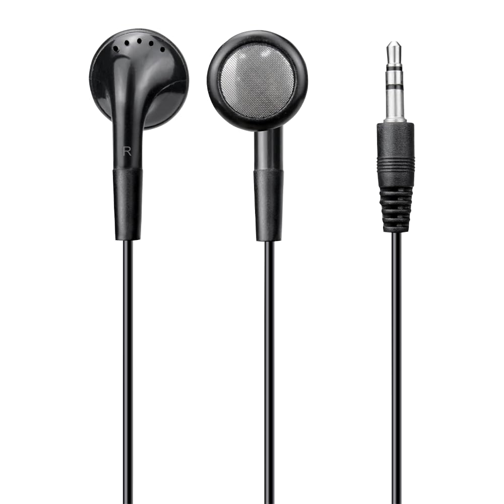 FONE DE OUVIDO CLASSIC PRETO EARBUDS COM FIO E MICROFONE LETRON