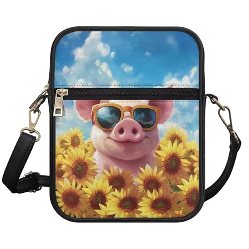 Messenger Bag for Men Crossbody with Adjustable Shoulder Strap Messenger Bag for Cell Phone Travel Outdoor Hiking