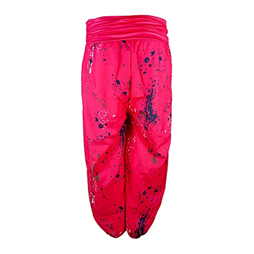 Women's Boho Hippie Pants Yoga Wide Leg Baggy Wide Leg Elastic Waisted 2024 Casual Loose Harem Palazzo with Pockets4