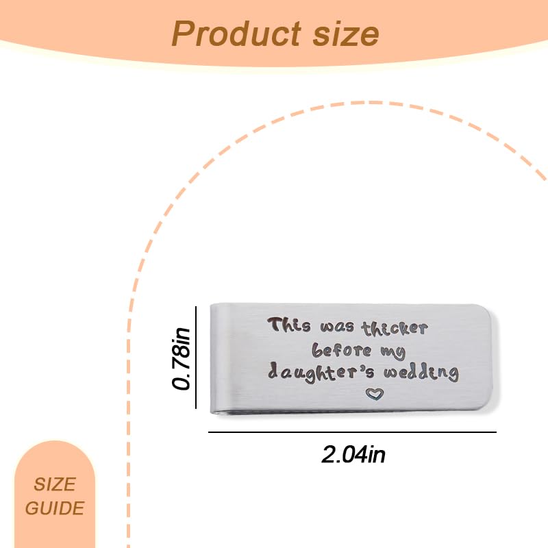 Father of the Bride Gifts from Daughter Funny Money Clip for Dad Fathers Day Gift for Father Birthday Gifts for Father of the Bride Wedding Gift for Daddy Dad Father Gifts for Men Daddy Gift Ideas3