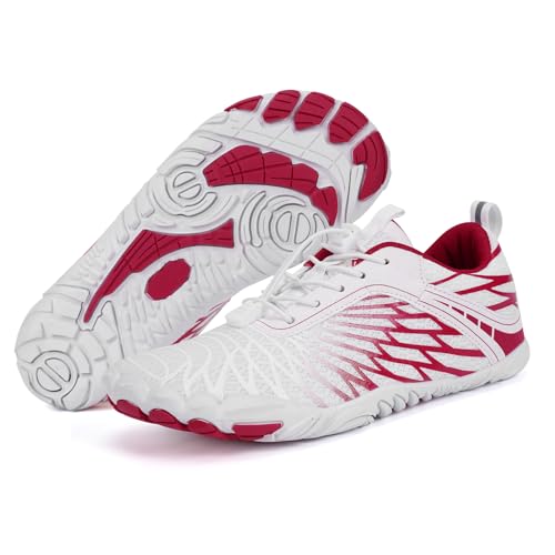Hike Barefoot Shoes, Pro Barefoot Shoes Women Men Footwear, Athletic Hiking Minimalist Water Shoe Breathable Quick Dry Zero Drop Trail Running Shoe with Non-Slip Sole & Wide Toe Box