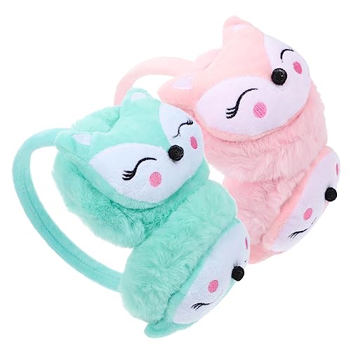 VANZACK 2Pcs Ear Warmers for Soft Supple Earmuffs Lake Lightweight Design for Cold Weather Comfortable Ear Covers for Boys