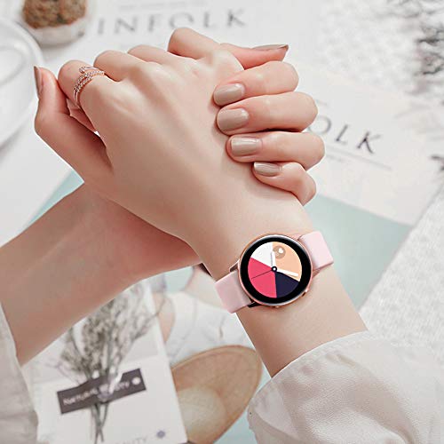 Correa compatible para Galaxy Watch Active 2 40mm 44mm silicona miniatura 4