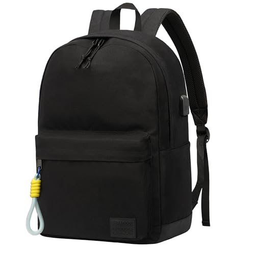 Image of SUPACOOL Casual Laptop Backpack for Men and Women, Backpack for College, USB Charging Port, Lightweight Pack Back
