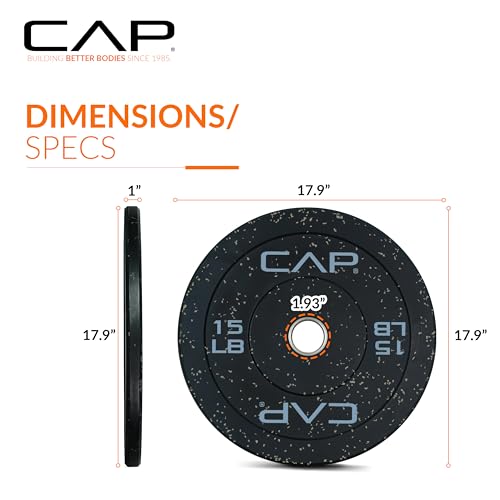 Image of CAP Barbell Rubber Olympic Bumper Plate | Multiple Options /Colors