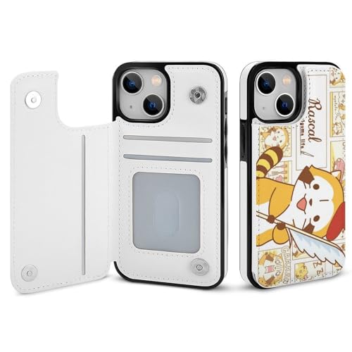 ���炢���܃��X�J�� iPhone15Plus�p�P�[�X �蒠�^ ���z�^ �A�C�t�H��15�v���X�p�J�o�[ �S�@��Ή� �X�}�z�P�[�X �g�уJ�o�[ �S�ʕی� ���u���@�\ �E���ȒP PU���U�[ �J�[�h���[ �ϏՌ� Case �y��