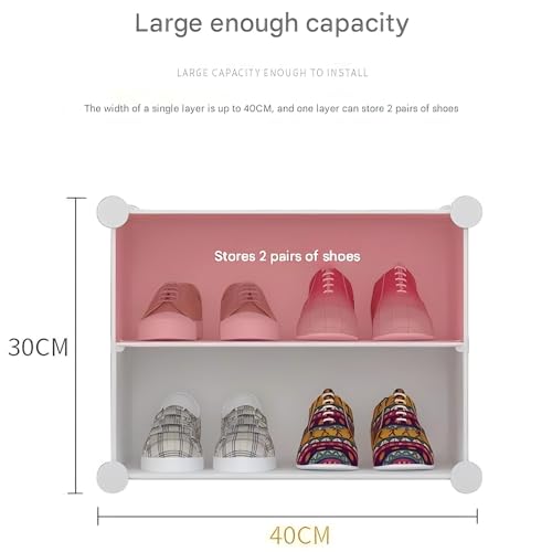 Meuble chaussures modulable étanche à 8 compartiments fermés pour entrée - 3