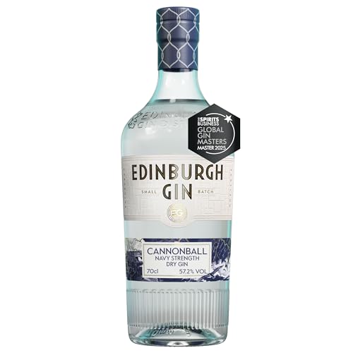 Edinburgh Gin Cannonball | Inspiriert von der britischen Marine | Botanicals wie Wacholder, Koriander und Zitrusschalen...