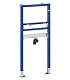 Perfekte Vorwandlösung: Mit dem Geberit Duofix Basic Montage-Element gelingt die Waschbecken-Renovierung besonders leicht