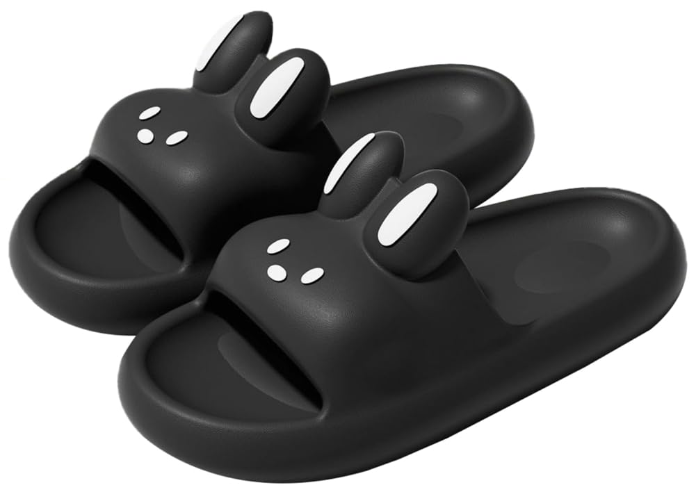 Hzxsny Cartoon Duck Slippers Slides for Women Men Cute Cloud Slides Slipper Unisex Animals Beach Slippers Lightweight Summer Shoes