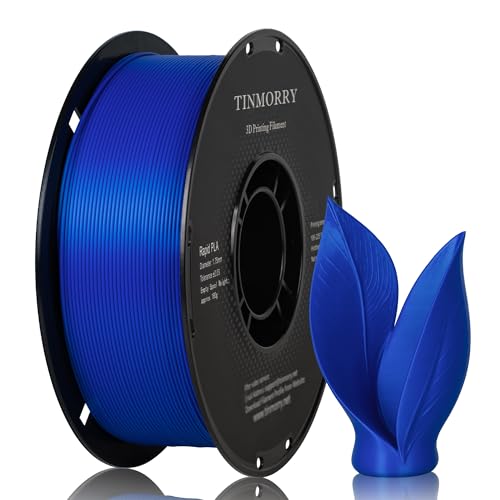 Image of TINMORRY Rapid PLA Filament 1.75 mm, 1 KG, Royal Blue | Up to 300 mm /s, Smooth Printing, Neatly Wound, Low Warping, Compatible with Most FDM 3D Printers, Beginner-Friendly
