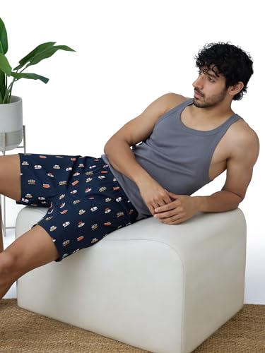 Image of XYXX Men's Remix Regular Fit Cotton Printed Boxer with Dual Pocket & No Marks Waistband (Pack of 2)