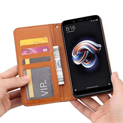 Étui en cuir Redmi Note 6 Pro à texture peau et finitions soignées - 7