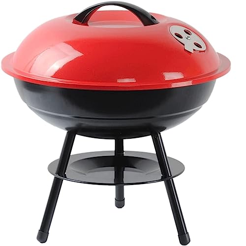 Lättviktsportabel Träkolsgrill för Uteplats och Campingturer
